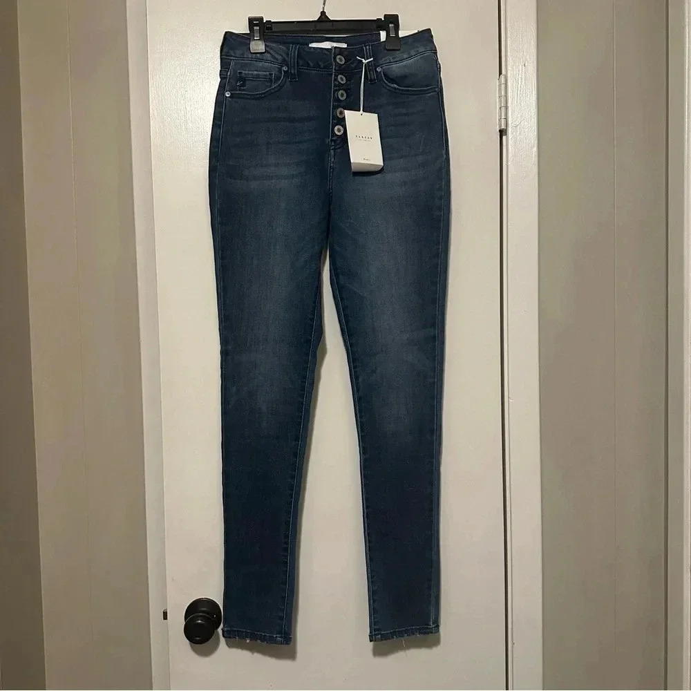 NWT Kancan Candice High Rise Super Skinny Jeans - Curvy size 7/27 - Picture 3 of 12